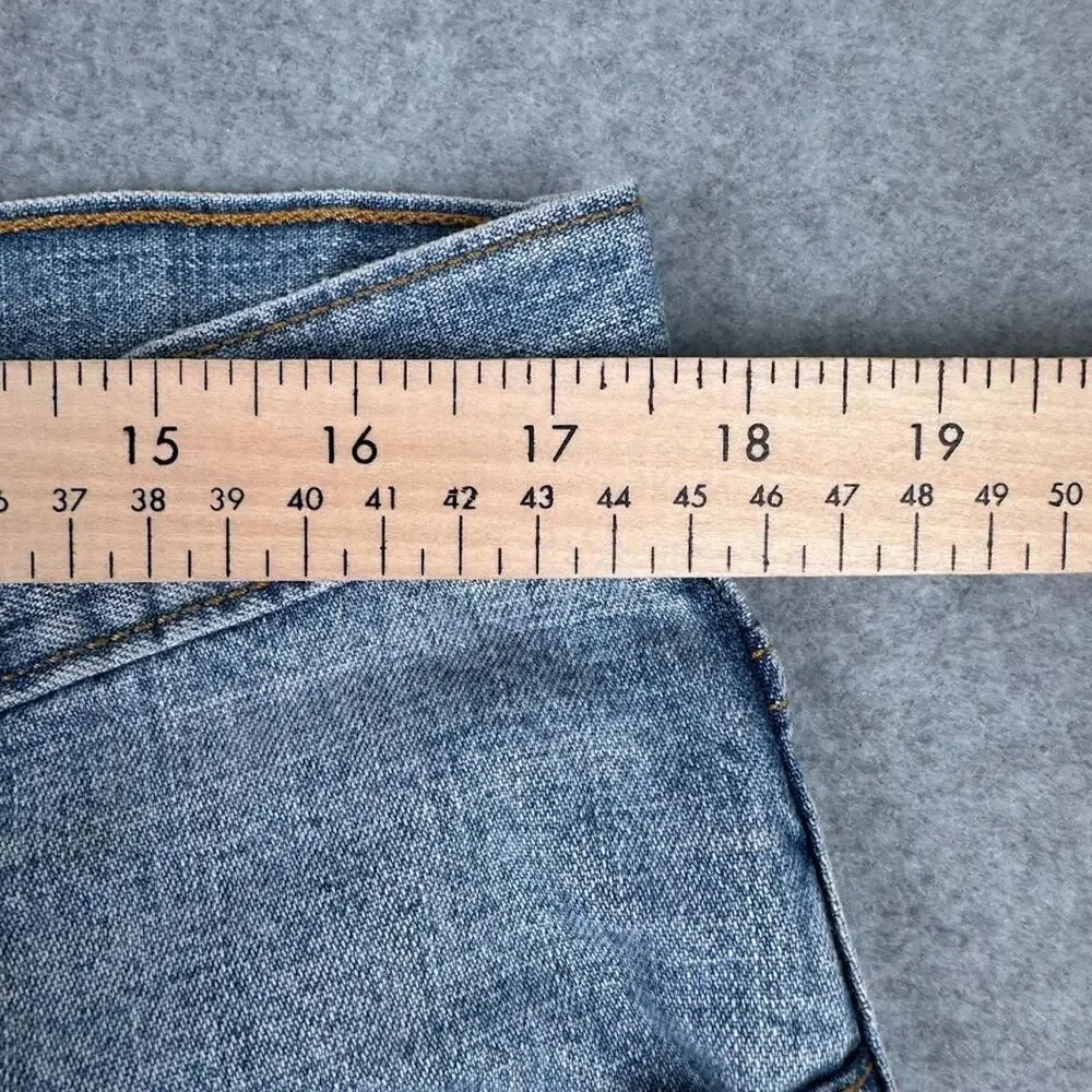 Vintage Levis 505 Jeans Men 36x30 Blue Distressed Western Cowboy Rodeo Y2K Light